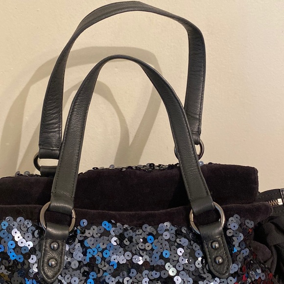 Vintage Y2K Juicy Couture  Juicy Velour & leather sequins Bag - Picture 4 of 16